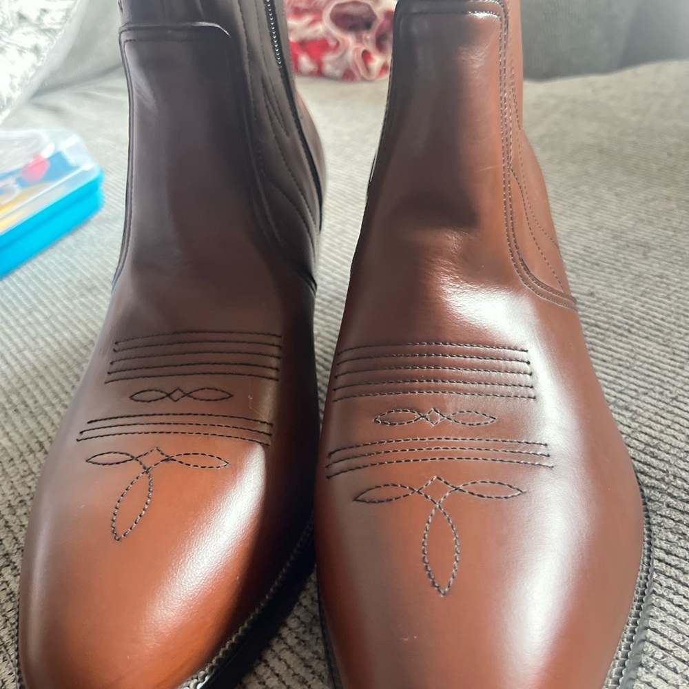 Brown Leather Men's Boots